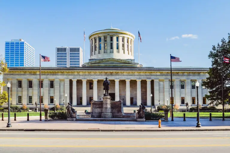 Ohio Statehouse ceremonial entrance